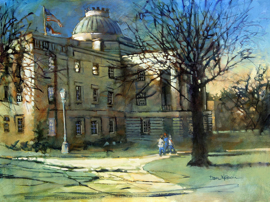 Capitol Sun Painting by Dan Nelson - Fine Art America