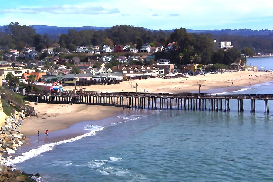 Capitola Beach Photograph by Art Block Collections