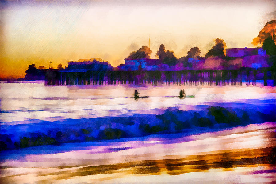 Capitola - The Return To Shore  Mixed Media by Priya Ghose