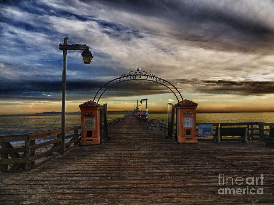 Nature Photograph - Capitola Warf by Chris Berry