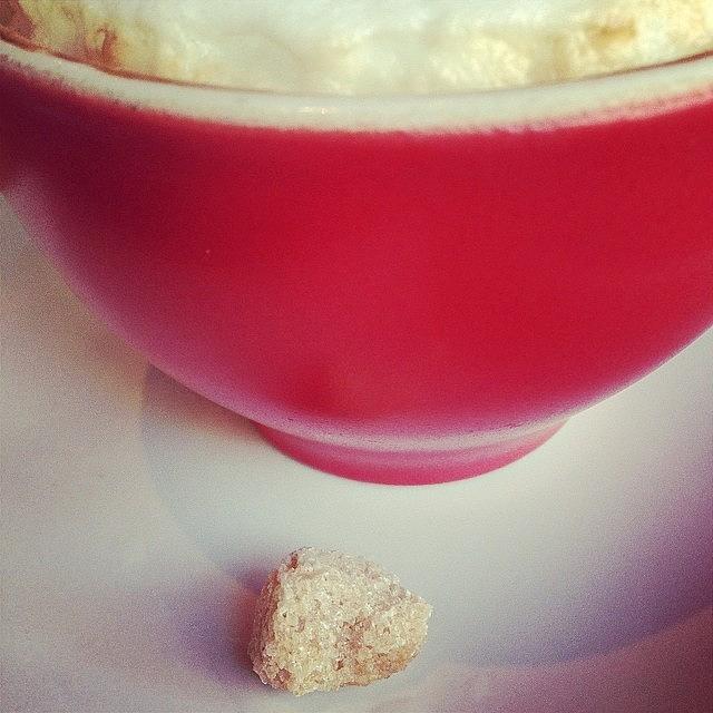 Cappuccino. #alonetime #mamatime Photograph by Chelsea Daus