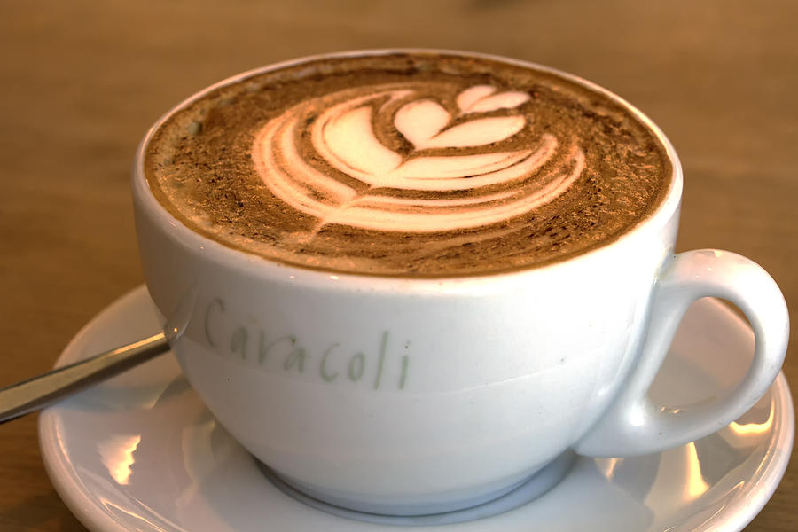 Cappuccino art Photograph by Shirley Mitchell