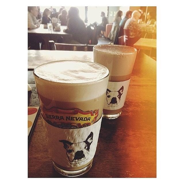 Cappuccinos In A Glass?¿ Photograph by Lily Russell