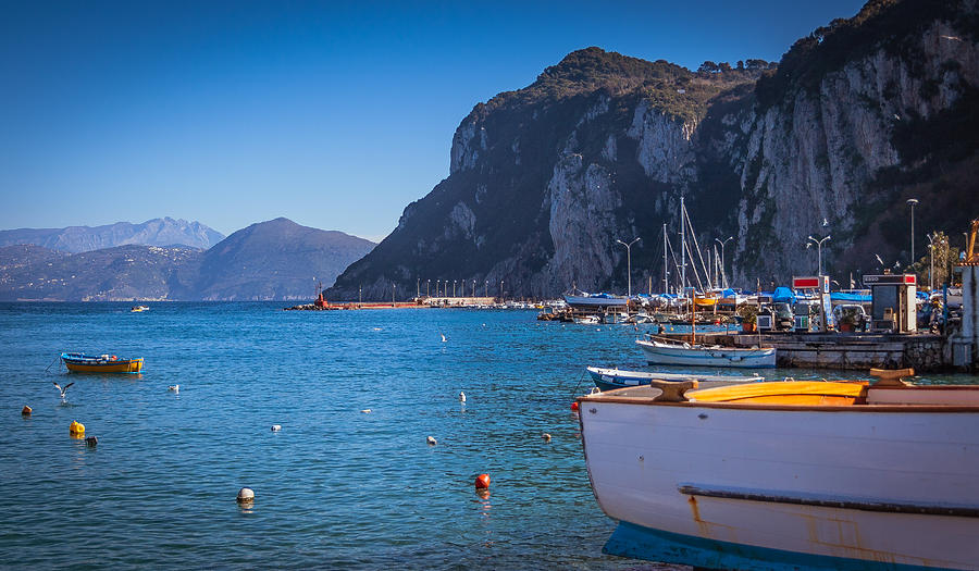 Capri Boats Photograph by Matthew Onheiber