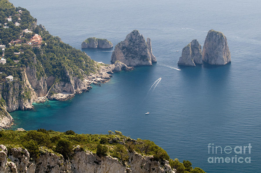 Capri island Photograph by Borislav Stefanov