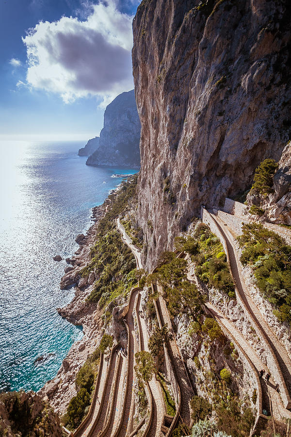 Capri Switchbacks Photograph by Matthew Onheiber
