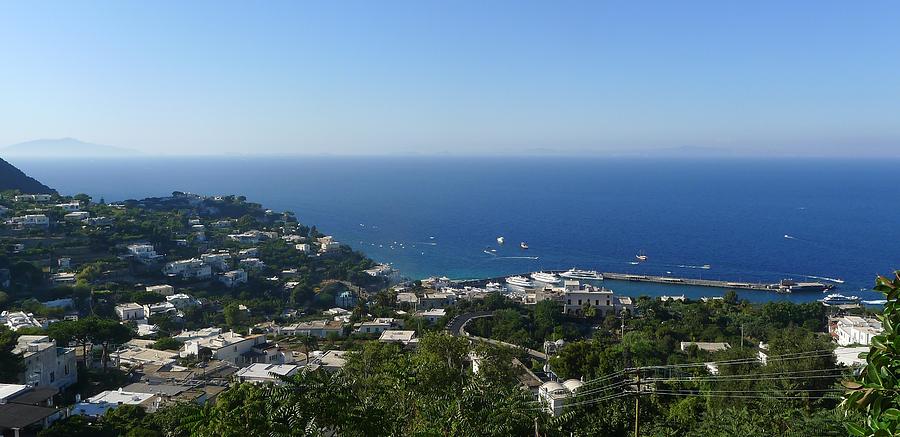 Capri - View from Hilltop Photograph by Nora Boghossian