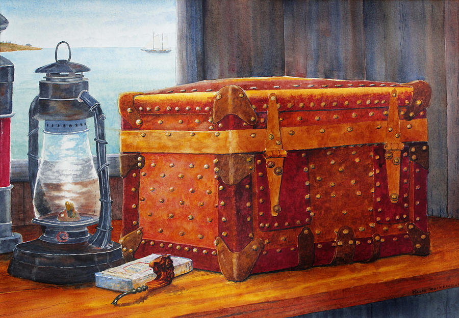 Capt. Murrays Chest Painting by Roger Rockefeller
