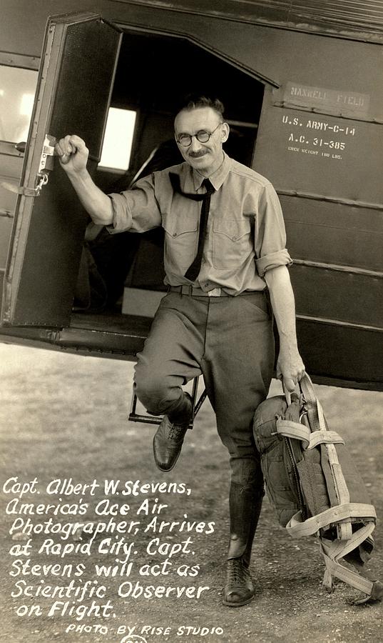 Captain Albert Stevens Photograph by American Philosophical Society