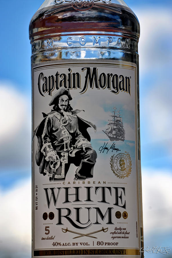 Captain Morgan White Rum Photograph by Michael Frank Jr