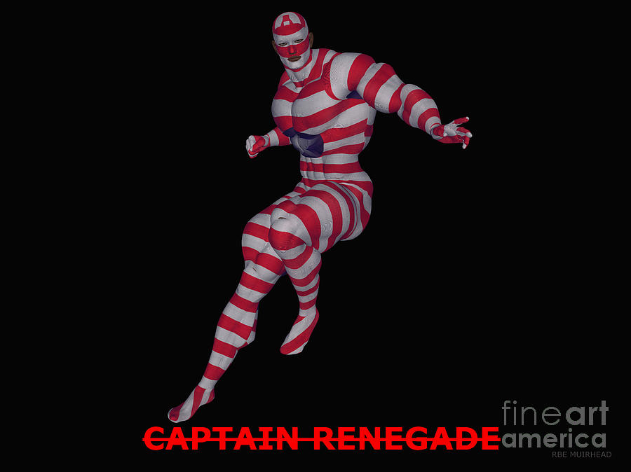 Captain Renegade Digital Art by Vintage Collectables