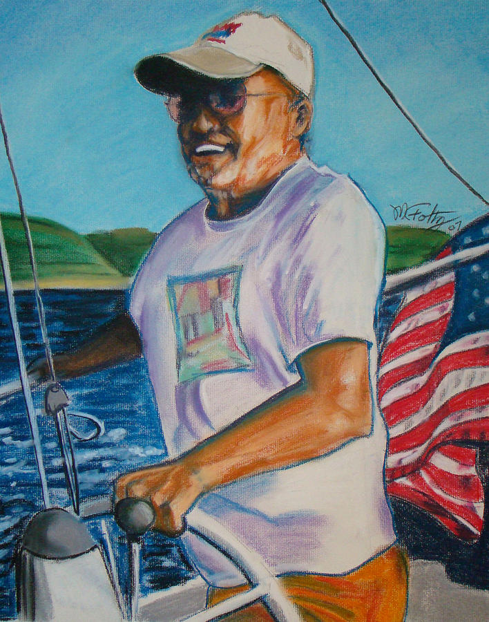 Captain Rick Painting by Michael Foltz