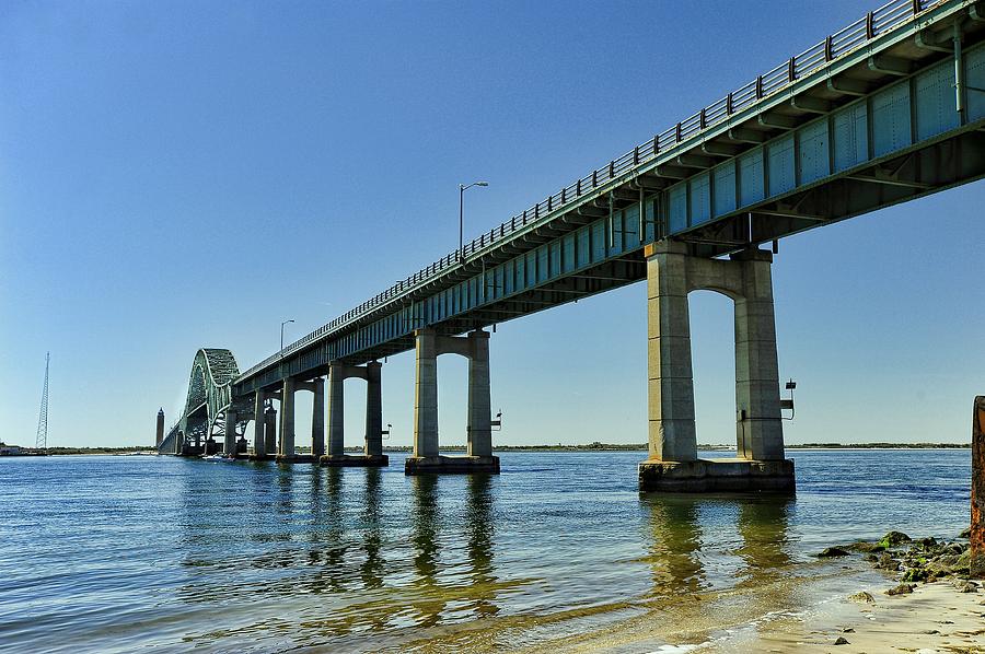 Captree Bridge Span to Fire Island Photograph by Tony Ambrosio - Pixels