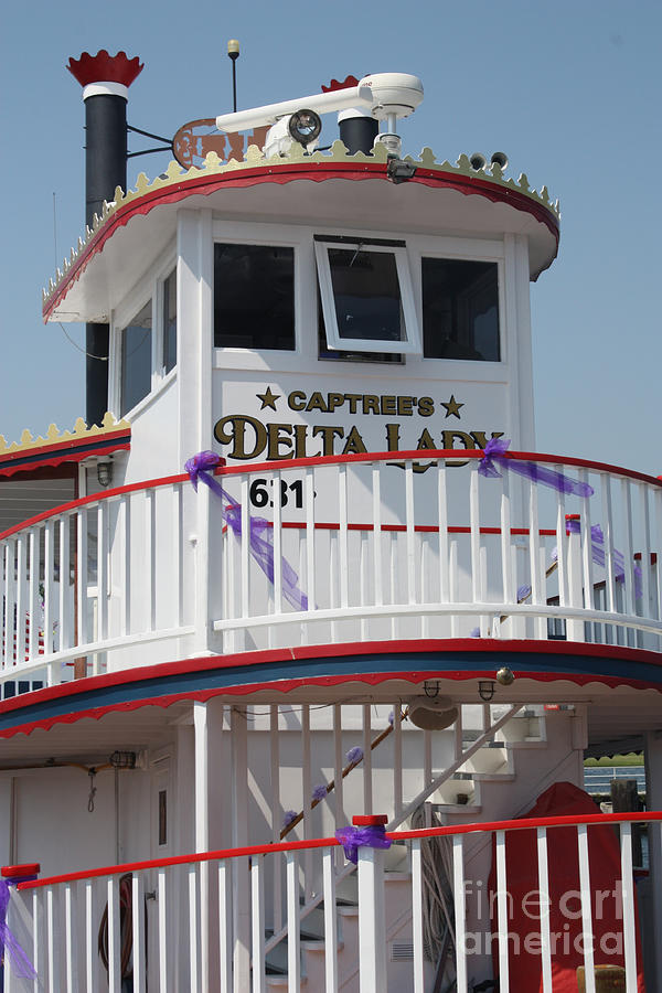 Captrees Delta Lady Riverboats Bow Photograph by John Telfer