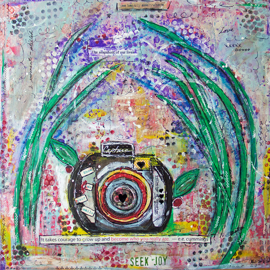 Capture the Moment Mixed Media by Naomi Wittlin