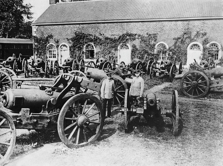 Captured Belgian Artillery Photograph by Underwood Archives