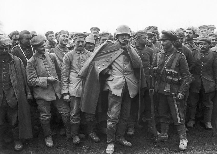 Captured German Prisoners Photograph by Underwood Archives | Fine Art ...