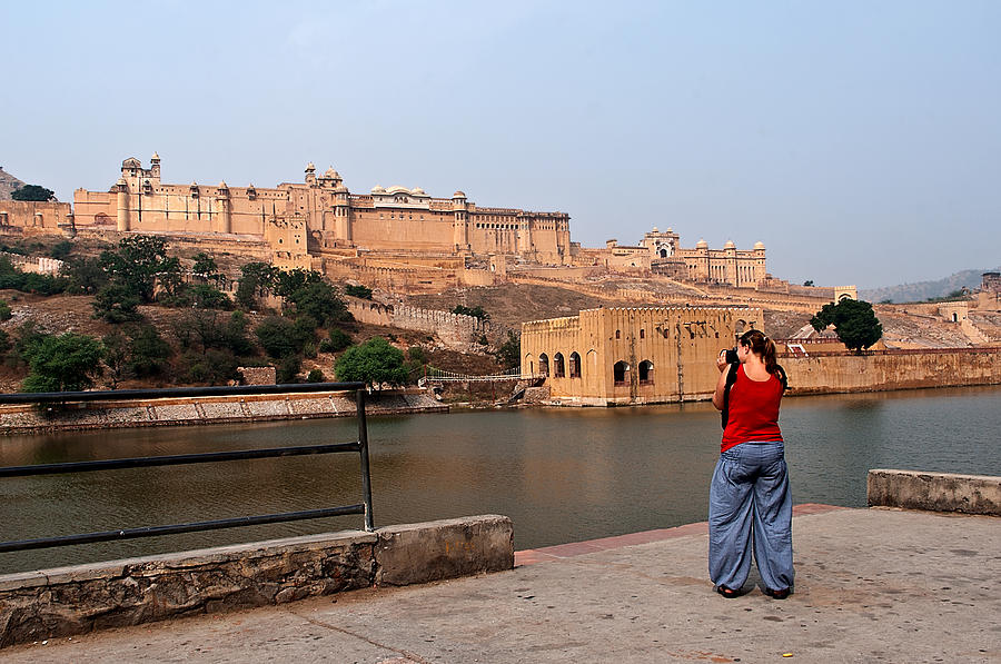 Fort Photograph - Capturing the Beauty of Amber Fort  by Mukesh Srivastava