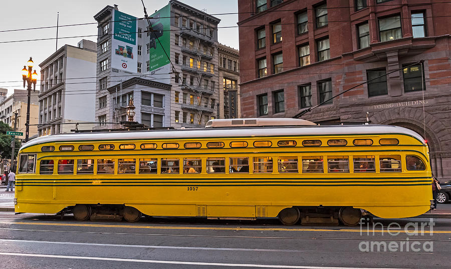 San Francisco Photograph - Car 1057 by Kate Brown
