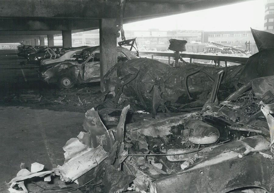 Car Bomb Explosion At Heathrow Airport Photograph by Retro Images Archive