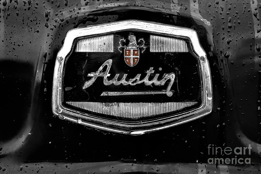 Car Emblem - Austin Photograph by Henry Kowalski