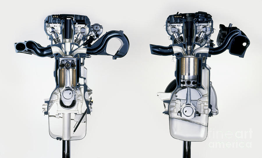 Car Engines, Showing Different Photograph by Dave King / Dorling Kindersley
