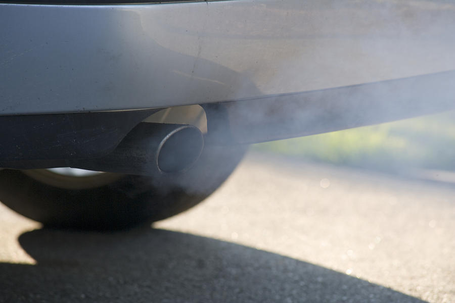 Car Exhaust Photograph by Science Stock Photography