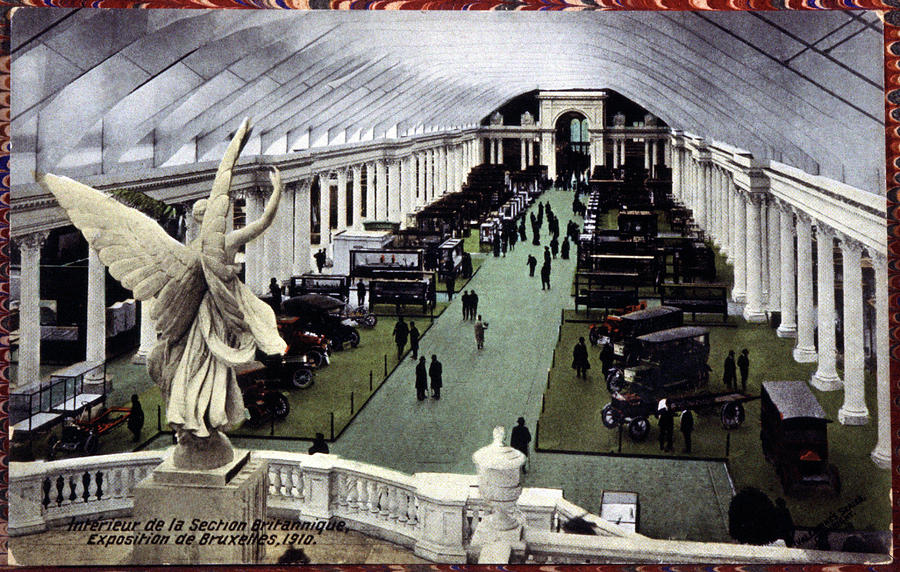 Car Exhibition At The 1910 World Fair Photograph by Cci Archives/science Photo Library