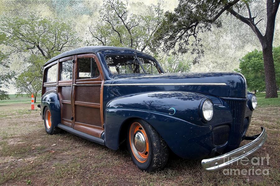 Car - Ford - Wagon - Classic Photograph by Liane Wright - Fine Art America