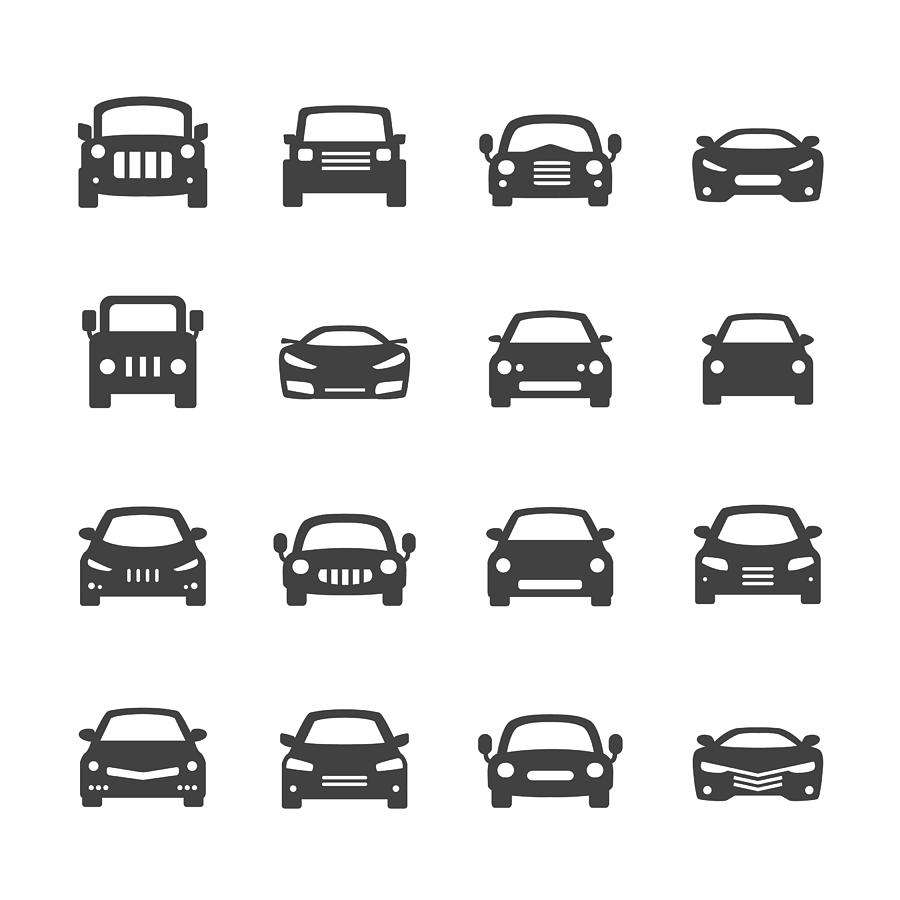 Car Icons - Acme Series Drawing by -victor-