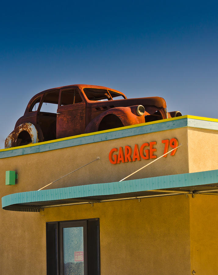 Architecture Photograph - Car on Roof by Philip Chiu