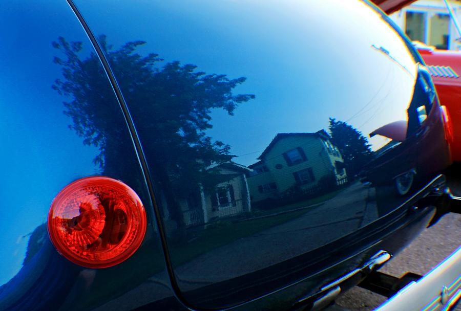 Car reflection 8 Photograph by Karl Rose