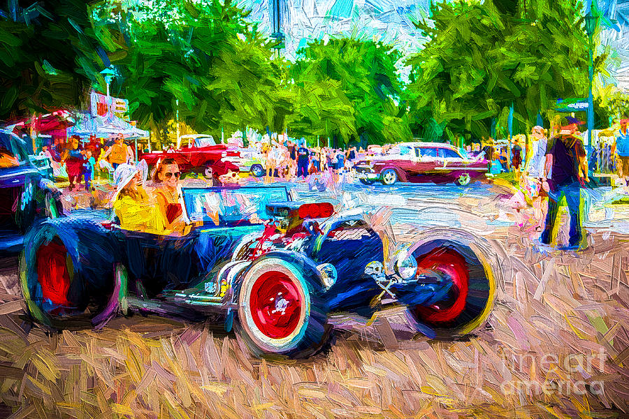 Car Show Fun Photograph by Perry Webster