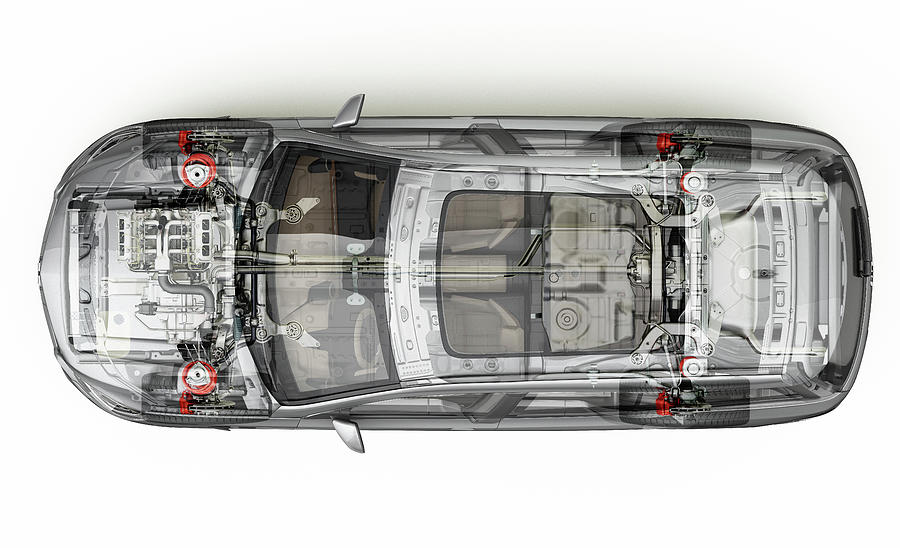 Car Viewed From Above Photograph By Leonello Calvettiscience Photo Library 8525