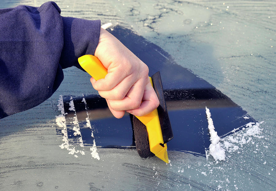 Car Window Ice Scraper by Public Health England