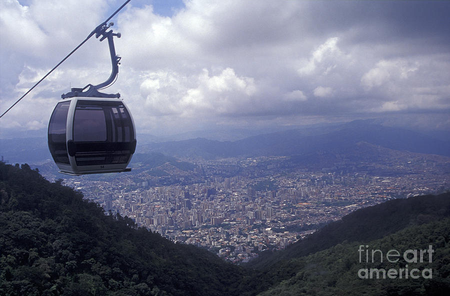 Caracas Teleferico Venezuela Photograph by John  Mitchell