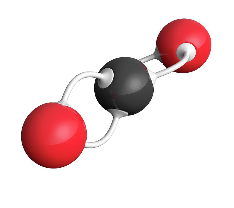 carbon monoxide molecule model