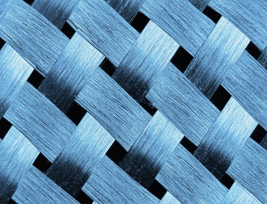 Carbon Fibre Fabric Photograph by Alfred Pasieka