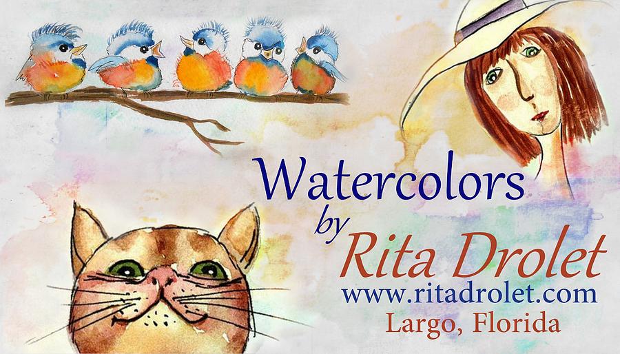 Card for Rita Drolet Digital Art by Melissa Bittinger