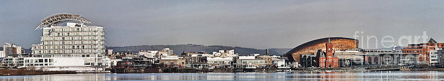 Cardiff Bay Panorama 2 Photograph by Steve Purnell