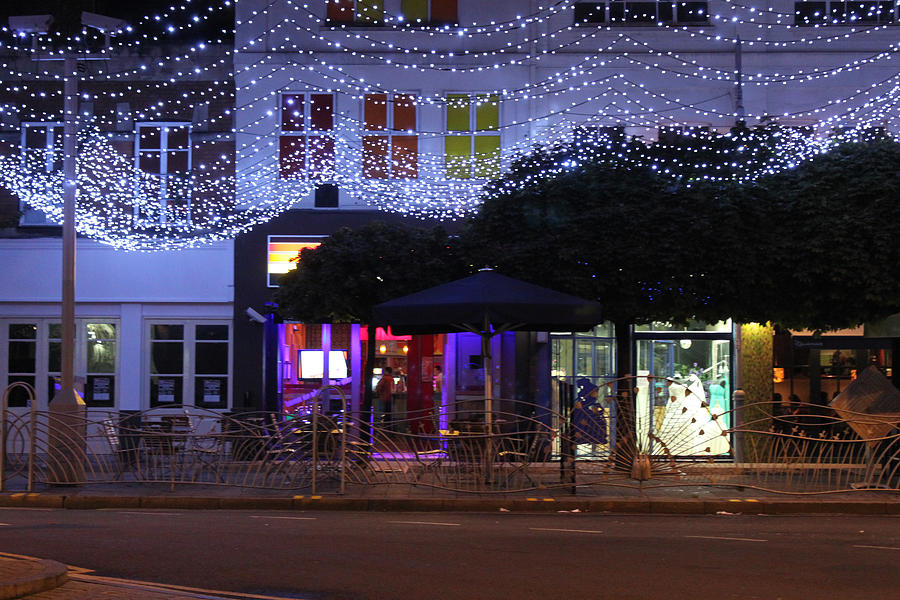 Cardiff lights and magic Photograph by Leslie-Jean Thornton