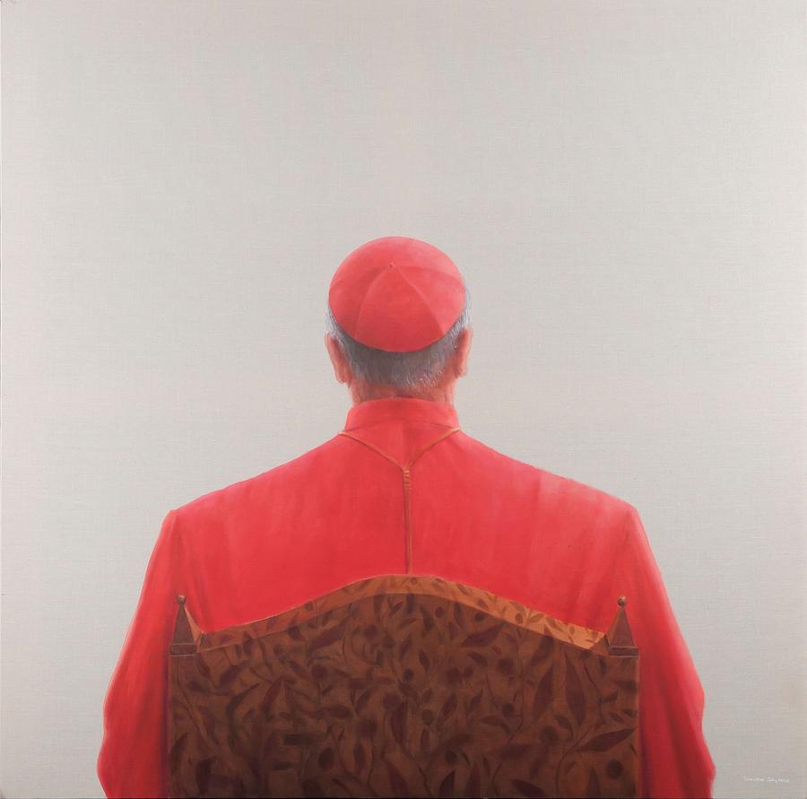 Cardinal Photograph - Cardinal, 2012 Acrylic On Canvas by Lincoln Seligman