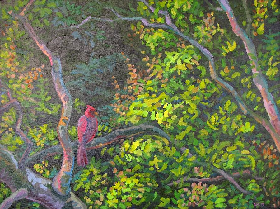 Cardinal Painting by Don Morgan