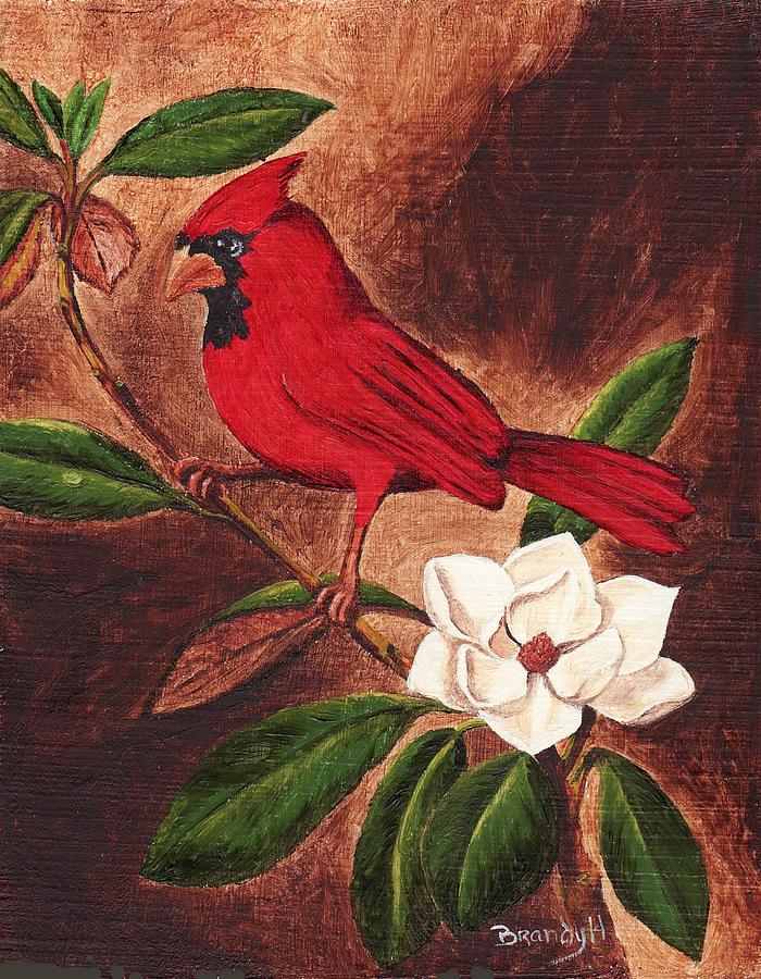 Birds Painting - Cardinal II by Brandy House Birds Painting - Cardinal II by Brandy House