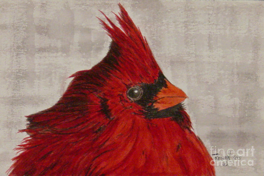 Cardinal Painting - Cardinal by Regan J Smith Cardinal Painting - Cardinal by Regan J Smith