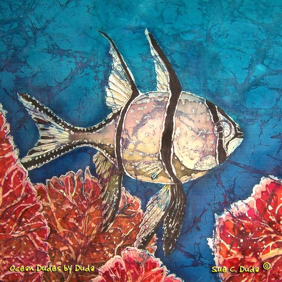 Fish Painting - Cardinalfish by Sue Duda