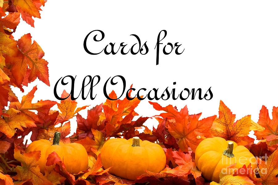 Pumpkin Digital Art - Cards for All Occasions Logo by JH Designs