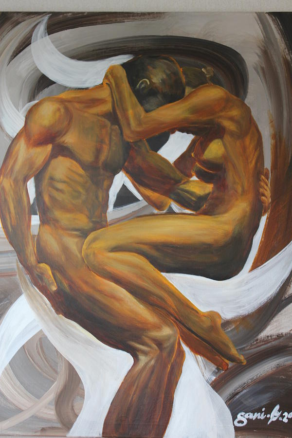 Nude Painting - Caress by Gani Banacia