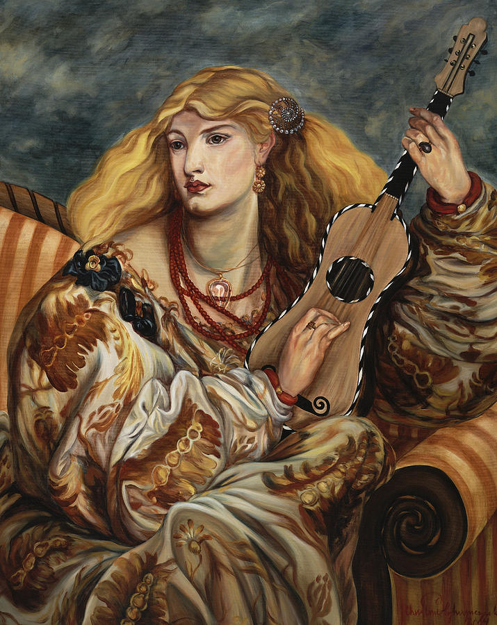 Caressa Painting by Christine Lytwynczuk