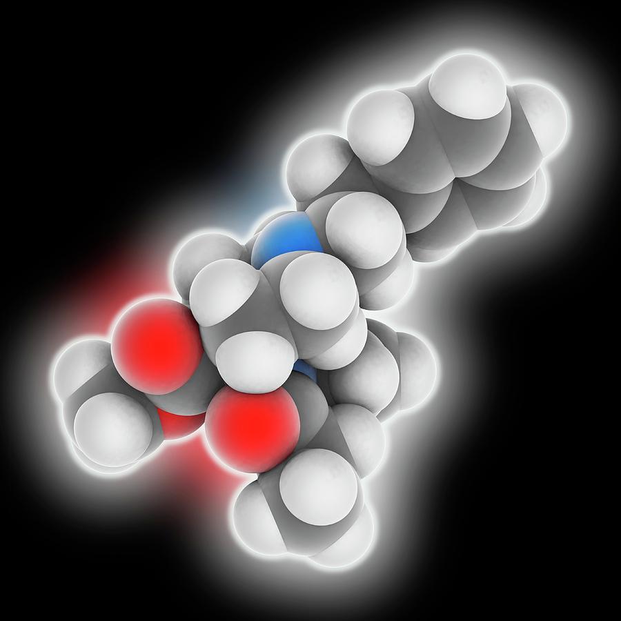 Carfentanil Drug Molecule Photograph by Laguna Design